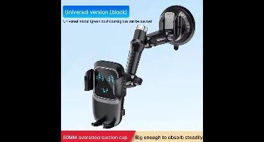 Auto Telefoonhouder met Zuignap – Voor Voorruit & Dashboard – Verstelbare Arm – 360° Draaibaar – Universele Smartphone Houder