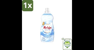 1 x Robijn – Vloeibaar Wasmiddel – Klein & Krachtig Stralend Wit – 1,19 L - Wit Wasmiddel - Wit En Licht Was - Wasmiddel Voor Wit - Wasmiddel Tegen Waas - Wasmiddel Tegen Vergeling