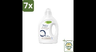 7 x Neutral - Wasverzachter - Parfumvrij - Gevoelige huid - 27 wasbeurten - Grootverpakking - Wasverzachter - Gevoelige Huid - Parfumvrij - Hypoallergeen - Babykleding