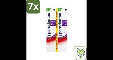 7 x Parodontax - Tandpasta - Ultra Clean Dagelijkse Formule - Tegen Bloedend Tandvlees - 2 x 75 ml - Grootverpakking - Tandpasta - Bloedend Tandvlees - Tandplak - Mondhygiëne - Tandvleesbescherming
