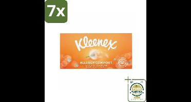 7 x Kleenex – Allergy Comfort – Tissues – 56 stuks per verpakking - Grootverpakking - Allergiecomfort - Hypoallergeen - Allergische Neus - Allergische Ogen - Allergische Huid