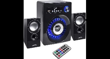 Audiocore AC910 2.1 Bluetooth Multimedia Speaker System Speaker Subwoofer 280W P.M.P.O. Radio SD Card Slot AUX