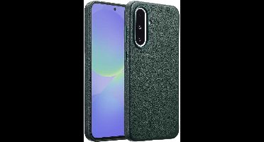 Accezz Hoesje - Geschikt voor Samsung Galaxy A36 / A56 (5G) - met Magnetische Ring Leather Backcover - Cedar Green