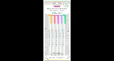 Zebra Mildliner Fine 5 Color Set B - WYT9-5C-B - Limited Edition