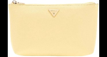 GUESS accessoiretas Serenova Wristlet Pouch Yellow Lichtgeel