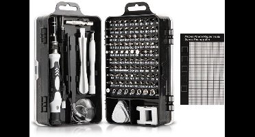 Schroevendraaierset-115 in 1 magnetische reparatieset voor elektronica-computers-telefoons-laptops-gameconsoles-horloges-brillen-modding en doe-het-zelfprojecten