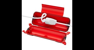 Waterdichte elektrische kabeldoos IP44 voor buiten - Grote stekkerbeschermdoos voor verlengsnoeren en elektrische accessoires