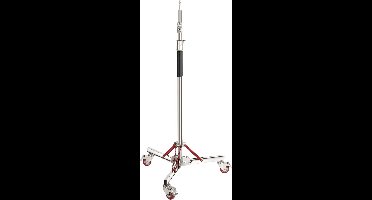 NEEWER Pro 100% roestvrijstalen lichtstatief met wieltjes, zwaar belastbaar, max. hoogte 305 cm (10 voet), ingeklapte hoogte 120 cm (3,9 voet) voor reflectoren, monolichten en andere apparatuur