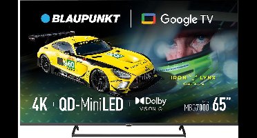 Blaupunkt 65MBG7000S – 65 inch 4K UHD QD Mini-LED TV – Google TV – HDR10 – Dolby Audio