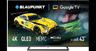 Blaupunkt 43QBG6000S – 43 inch 4K UHD QLED TV – Google TV – HDR10 – Dolby Audio