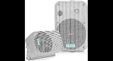 Pyle Speaker – 2-Way Speakers -Ceiling Speakers -Outdoor Speakers- Sturdy Universal Mount - 500 W- Suitable for Pool, Patio and Indoor Use-White