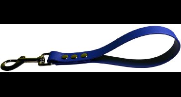 Handmade Smiles - korthouder - biothane - blauw -hond