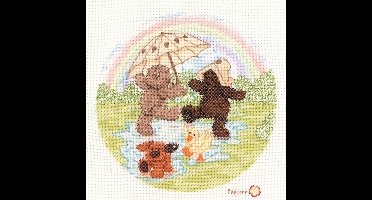 Vervaco - Telpakket kit - Popcorn Spring - PN-0011204 - Borduren - Borduurpakket - Borduurpakket volwassenen