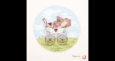 Vervaco - Telpakket kit - Popcorn Baby Popcorn - PN-0011193 - Borduren - Borduurpakket - Borduurpakket volwassenen