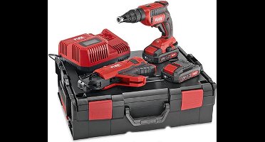 Flex DW 45 18.0-EC M/2.5 18V Li-Ion Accu gipsschroefmachine set (2x 2,5Ah) incl. opzetstuk in L-Boxx - koolborstelloos