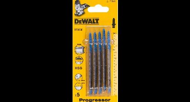 DeWalt DT2058 HSS Decoupeerzaagblad Progressor - 1.2-2.6mm tandafstand - Metaal (5st)