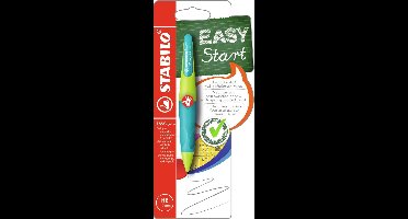 STABILO EASYergo 1.4 - Ergonomisch Vulpotlood - Rechtshandig - Navulbaar - Limoen/Aquamarine - Dunne Potloodvulling 1,4 mm