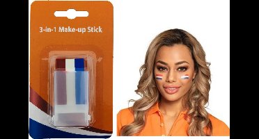 Make-up Stick - Schminkstift - Schminkstick - Rood Wit Blauw - WK2022