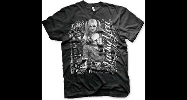 DC Comics Suicide Squad Heren Tshirt -XL- Harley Quinn - Lucky You Zwart