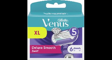 Gillette Venus Deluxe Smooth Swirl Scheermesjes Voor Vrouwen - 6 Navulmesjes