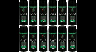 AXE Deodorant / Bodyspray Africa - 12x 150 ml - Voordeelverpakking