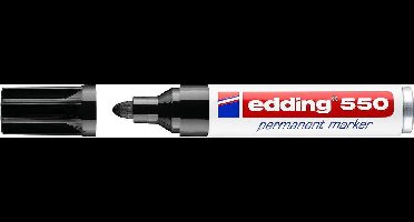 Edding 550 Permanent Marker - 001 Zwart
