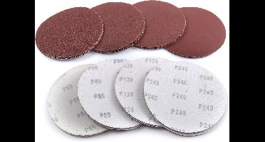 40 Delige 150 mm. Velcro Schuurschijvenset met Klittenband