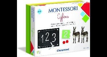 Clementoni - Cijfers Montessori - educatief spel, montessori speelgoed 4 jaar