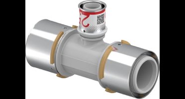 Uponor S-Press T-stuk - 50x25x50mm PPSU pers