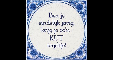 Paperdreams Tegel - Kut tegeltje