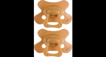 Difrax Dental Fopspeen - 6 tot 12 Maanden - Geel - 2 Stuks