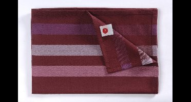 TINT BANDE RAYE SATIN TAFELLOPER 50X150 PRUNE/PLUM