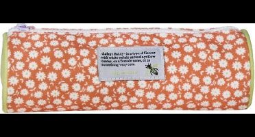 Etui Rond Flowers Coral - K-097344