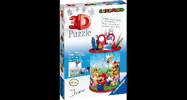 Ravensburger 3D Puzzel Pennenbak Super Mario -  54 stukjes