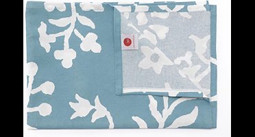 TINT AJOURE UNI TAFELLOPER 50X150 FLOWERS AQUA