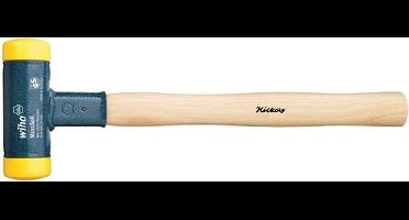 Wiha Kunststof hamer terugslagloos met hickorysteel, rond-slagkop - 02098