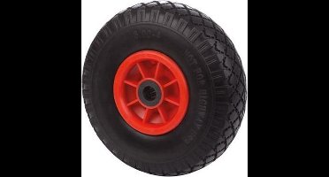 Toolland Wiel voor steekwagen, lekvrij, rood