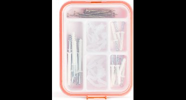 Handy - Schroevenset met Pluggen - Schroeven en Pluggen Set - Hollewandpluggen