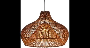 Handmade rotan Design lamp Naturel Rotan Hanglamp Roof woonkamer Slaapkamer Ø 50 cm