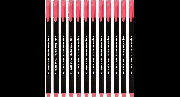 Colortime Fineliner Lijndikte 0,6-0,7 Mm Roze 12 Stuks