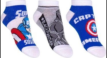 Marvel Avengers - Enkelsokken - Pack 1 - 3-Pack - Maat 27/30