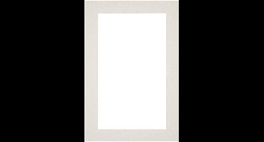 Passe-Partout Fotomaat 55x85 cm - Lijstmaat 62x93 cm - Lichtgrijs - Museumkarton - Fotolijst niet inbegrepen