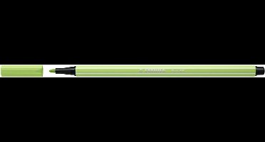 STABILO Pen 68 Brush - Premium Brush Viltstift - Pistache Groen - per stuk