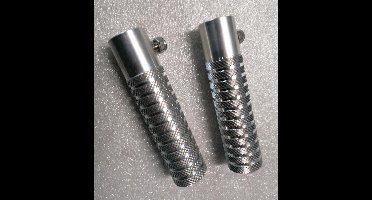 Honda camino voetsteunen aluminium rond