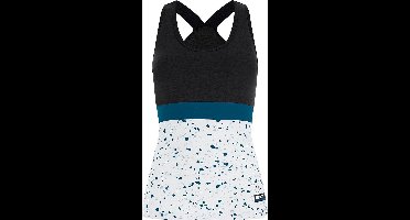 Santini Fietsshirt mouwloos Blauw Dames - Scia Pietra Tank Top For Women Silver Bullet - L