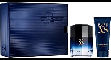Paco Rabanne Pure XS Giftset - 100 ml eau de toilette spray + 100 ml showergel - cadeauset voor heren