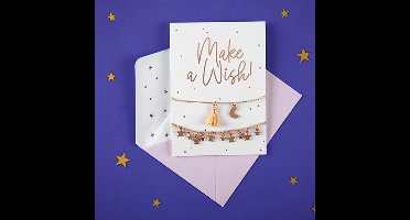 Wenskaart - Make a Wish met armbandjes