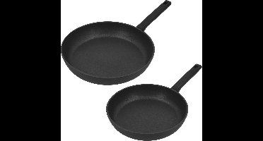 Demeyere Alu Comfort 3 Koekenpan – Duraslide Anti Aanbak Pan - Inductie - Pannenset 24 cm + 28 cm