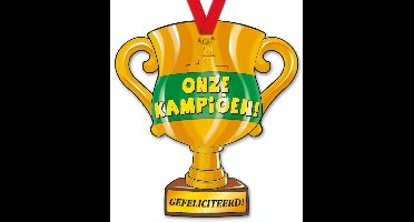 Paper Dreams | Kartonnen Trofee | Onze kampioen!
