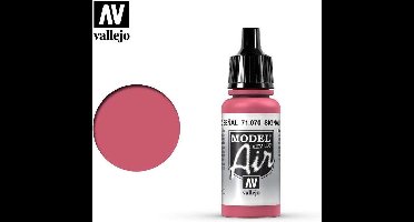 Vallejo Hobbyverf Acrylverf - 71070 Model Air Turn Signal Red - Metallic - Acryl Verf flesje - 17 ml